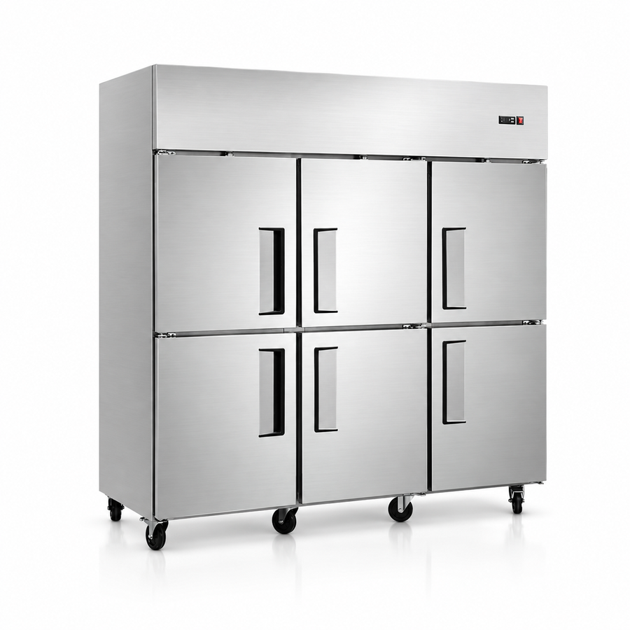 SCZ-660F 72 inch 3 door dual-temperature reach-in front view