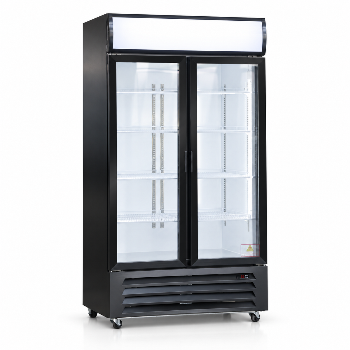 GL800 40 inch 2 door glass door merchandiser refrigerator front view