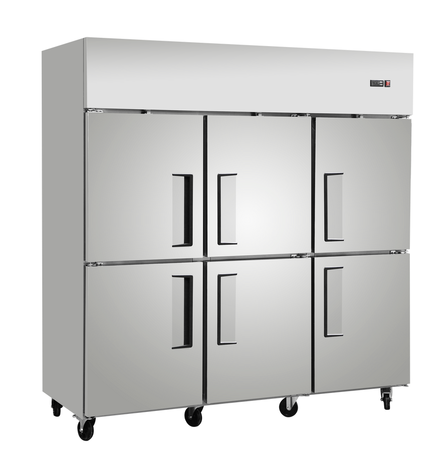SCD660F 72 inch 3 door commercial reach-in freezer front view
